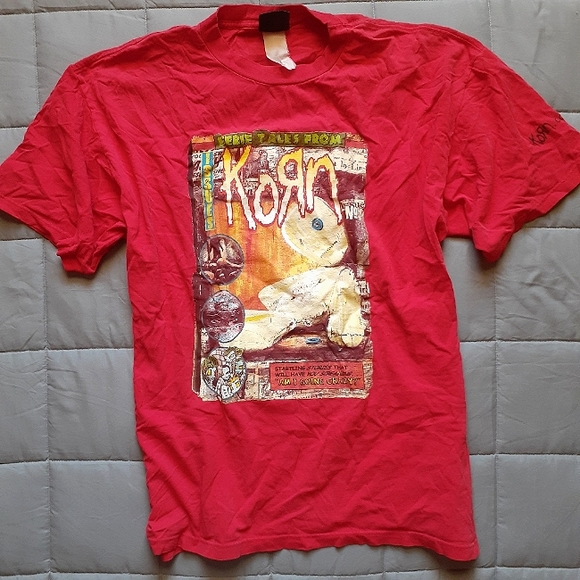 Eerie Tales of Korn Vintage Y2K Nu Metal Graphic Tee - Picture 2 of 8